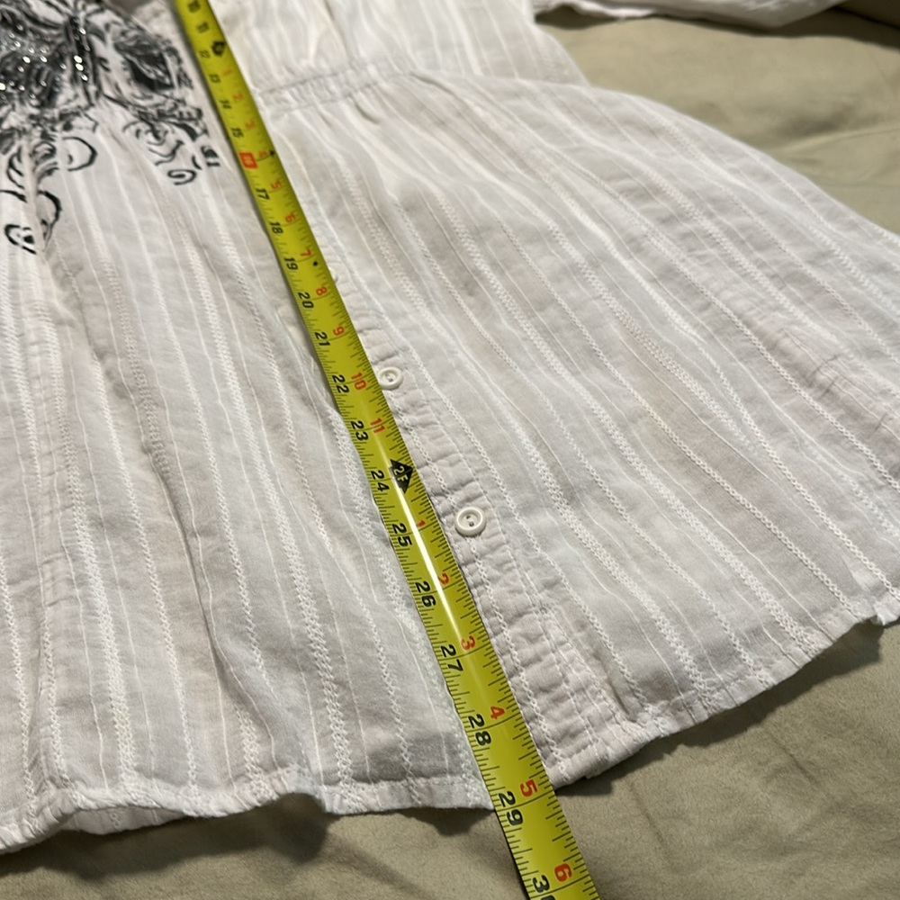 White button down shirt - Picture 9 of 12